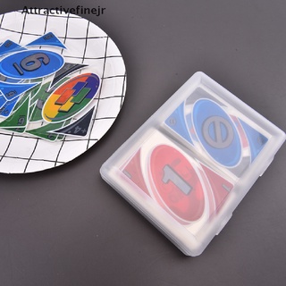 [afjr] tarjeta de juego de pvc transparente de cristal a prueba de agua y plástico/tarjeta de juego de mesa
