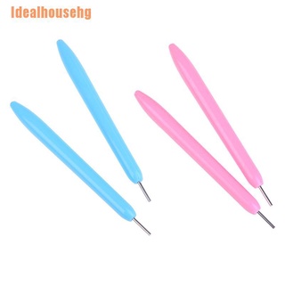[Idealhousehg] 2X Plastic Slotted Quilling Paper Tool Craft Origami Paper Quilling Rolling Pens
