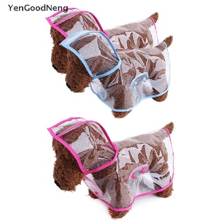 YenGoodNeng Impermeable Y De Moda PU Transparente Para Mascotas Pequeño Y Mediano Perro Agradable Compras (5)