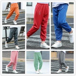 [lf] Pantalones largos de secado rápido para niños/pantalones largos para niños/pantalones de Color sólido para niños/pantalones al aire libre