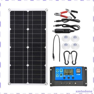 Kit De Panel Solar Regulador De Batera Controlador De Carga