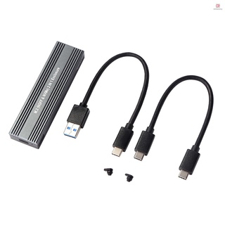 M2 SSD Caso NVME Gabinete M . 2 A USB Tipo C 3.1 Adaptador Para Dual Protocolo PCIE NGFF SATA/B Clave Caja De Disco