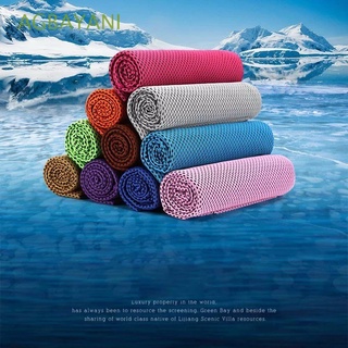 agbayani toallas de hielo frescas instantáneas transpirables de secado rápido toallas de senderismo deportivas toallas de enfriamiento de viaje de microfibra para correr yoga gimnasio fitness absorbente de sudor toalla/multicolor