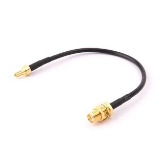 SALESGIRL CRC9 Male Straight To SMA Female RG174 Pigtail Cable 15cm Antenna Coaxial Cables (3)