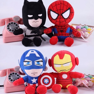 Huinet juguetes De peluche iron man spider man/Batman/América/capitán América/avengers/Marvel (6)