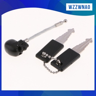[wzzwnao] Cerraduras de equipaje aprobadas por TSA con llaves para bolsas flexibles Ultra seguras negro