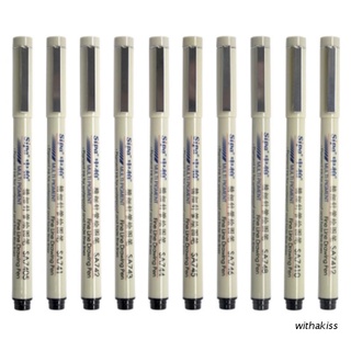 withakiss Precision Multiliner Pens Micro Fine Point Drawing Pens for Sketching Artists