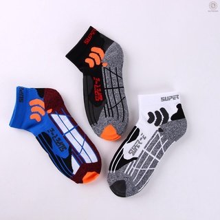 calcetines deportivos multicolores transpirables para hombre/calcetines al aire libre para correr/senderismo/baloncesto/3 pares