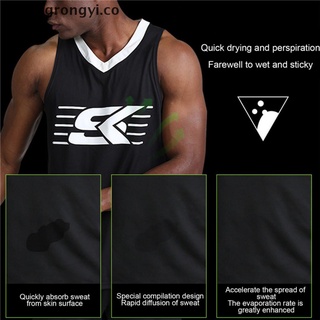 shengrongyi: camiseta sin mangas para gimnasio, sin mangas, para hombre, ciclismo, transpirable, chaleco [co]