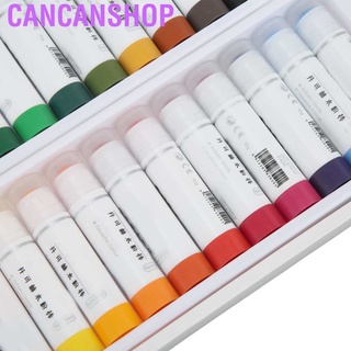 Cancanshop - palos de pintura, suaves, colores brillantes, 24 Graffiti para pintura húmeda seca (7)