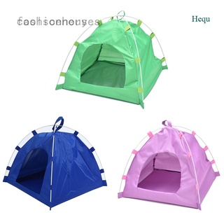 Hequ Portable Folding Dog Pet House Bed Tent Waterproof Cat Indoor Outdoor Teepee