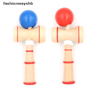 [fashionwayshb] kid kendama ball japonés tradicional juego de madera equilibrio habilidad juguete educativo [caliente]