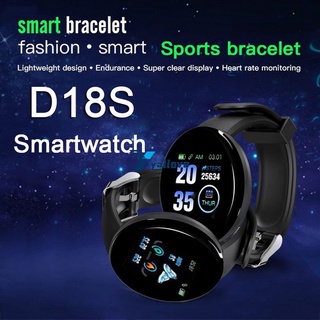 D18s reloj Inteligente deportivo Banda Smartwatch Bluetooth pulsera Monitor de ritmo cardíaco yallove