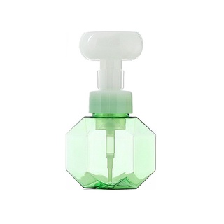 dispensador de jabón líquido en forma de flor de espuma de espuma bomba vacía botella de plástico transparente botella de gel de ducha bomba de espuma botella (6)
