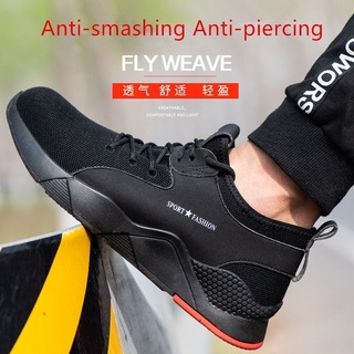 Tamaño 36-48 hombres/mujeres zapatos de seguridad Anti-aplastamiento Anti-piercing zapatillas de deporte zapatos al aire libre senderismo zapatos de soldadura Casual botas antideslizantes zapatos de trabajo (1)