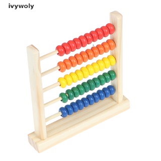 ivywoly juguete educativo de madera ábaco niños temprano matemáticas aprendizaje juguete cálculo de cuentas co