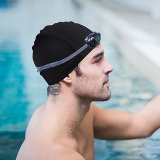 babykids interesante unisex elástico gorro de natación adultos oreja protección del cabello piscina sombrero de baño