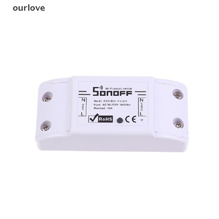 [ourlove] sonoff basic wifi diy smart wireless interruptor remoto controlador de luz módulo de trabajo [ourlove]