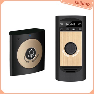 [kllijdup] Kit de timbre inalámbrico de intercomunicación de dos vías de interfono de alto volumen negro