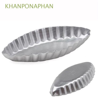 khanponaphan huevo pastel molde vela hornear pan pudín de aluminio tarta molde en forma de barco hornear chocolate/multicolor