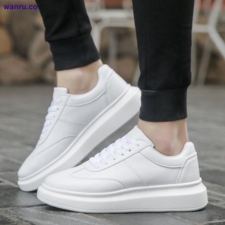 Height-increasing shoes, small white shoes, spring Korean men s shoes, couple shoes, wild middle school students, trendy shoes, casual shoes, board shoes, thick bottom