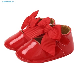 Gf zapatos De suela suave antideslizantes con lazo Para Primavera otoño/Princesa/regalo (2)