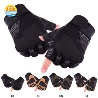 guantes de medio dedo militar ejército táctico antideslizante guantes al aire libre deporte mujeres deshacerse guantes sin dedos jp1