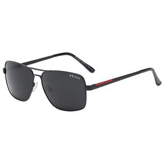 ! ¡Prada! Las nuevas gafas de sol polarizadas Anti-UV 400 para conducir para hombre Kaca Mata (7)