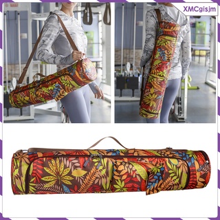 oxford yoga mat bag con bolsillo cremallera mochila llevar bolsa de ejercicio impermeable