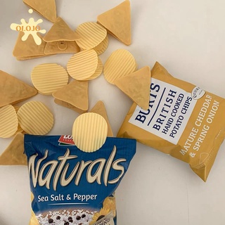 Lindo plástico patatas Chips Clip Snack alimentos sellado bolsas Clip a prueba de humedad papelería artículos para el hogar - OLO