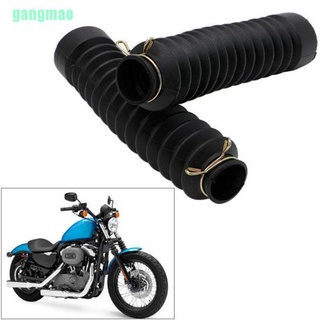 【mao】2Pcs Black Rubber Motorcycle Front Fork Shock Absorber Dust Cover For CG125
