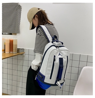 jordan mochila clásica de moda mochila bolsa de alta capacidad de la escuela bolsa de pareja mochila 27.5*18.5*45cm (7)
