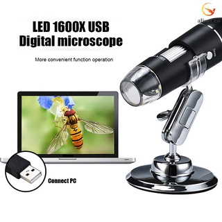 microscopio digital multifuncional 1600x de alta definición usb micro scope cámara
