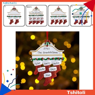 [ts] adorno de árbol de navidad ecológico lindo calcetines regalo duradero familia adorno de navidad diy para uso en el hogar