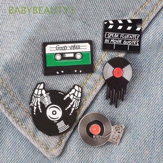 Babybeauty1 Broche De Esmaltado/Good Vibes/con cinta Punk/Dj en vinilo