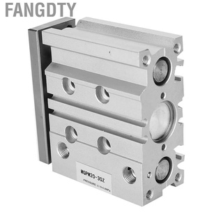 Fangdty MGPM20X30 3 Rod Double Action Air Cylinder Aluminum Alloy Pneumatic 20mm Bore