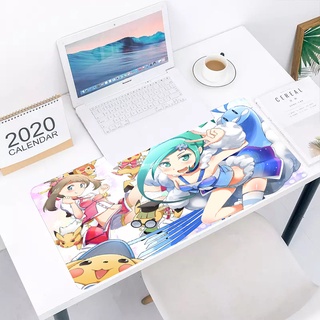 Play the game with essentiall pokemons mousepad Big Promotion Pattern Anti Slip Laptop PC Mice Pad Mat Mousepad For Mouse Comfortable Gaming mouse pad charging mouse pad