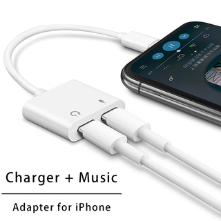 Adaptador De carga lightning 2 en 1 Otg Para Apple Iphone Xs Max Xr X 7 8 Plus a 3.5mm cable divisor De cable
