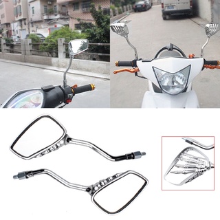 Accesorios de motocicleta modificado fantasma mano espejo retrovisor Harley nuevo vehículo eléctrico fantasma garras reflector espejo (1)