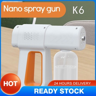In Stock K6X nano spray gun blue light disinfection sprayer rechargeable atomization disinfection gun Blackpink