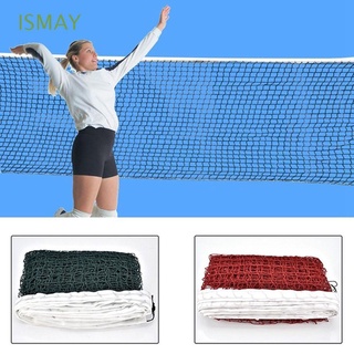 ISMAY red profesional de bádminton estándar tenis volantes entrenamiento deporte ejercicio 6.1mX0.76m malla de voleibol red/Multicolor (1)