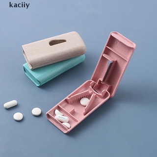 kaciiy 3 colores vitamina medicina píldora caja organizador tablet contenedor corte drogas co