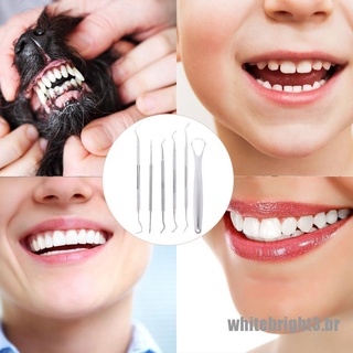 < white > 10 Piezas Kit De Cuidado Dental Herramientas Bucal Limpieza De Dientes Placa Remo Sarro (7)