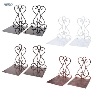 Hero 1 Par De libros De Metal portatil soporte estante De escritorio estante Para oficina en Casa