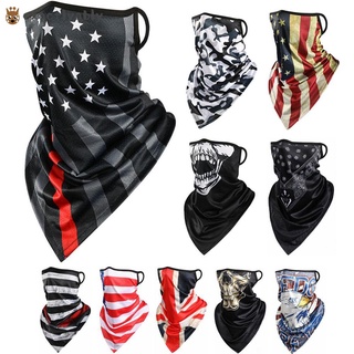 EXACTLYABLY 1pcs Breathable Ice Silk Face protection Outdoor Sports Bandana Neck Cover Motorcycle Cycling Bike Ski Scarf Wrap Windproof Dust Balaclava