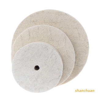 shan Drill Grinding Wheel Buffing Wheel Felt Wool Polishing Pad Abrasive Disc For Bench Grinder Rotary Tool