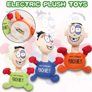 23cm fidget juguete punch me peluche muñeca gritando juguetes eléctricos anti estrés /anti ansiedad /cálmate