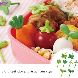 [NTR] Tenedor De Frutas De 8 Piezas Para Niños , Papel De Plástico , Caja De Almuerzo , Accesorio De Decoración (7)