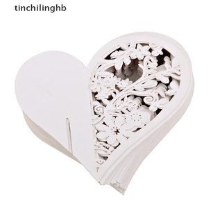 [tinchilinghb] 50x amor corazón nombre lugar titular de la tarjeta de boda fiesta mesa vino copa decoración [caliente] (2)