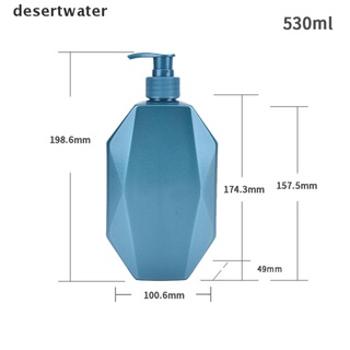 dwco creative geometry champú prensa botella de gel de ducha líquido recargable portátil nuevo (7)